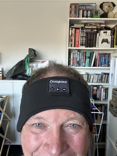 Customer photo review of CozyBand Wireless Headphones