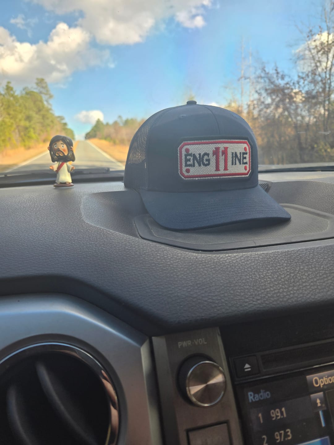 Customer photo review of SNAPBACK HOSE HAT WITH CUSTOM BACK OF HAT
