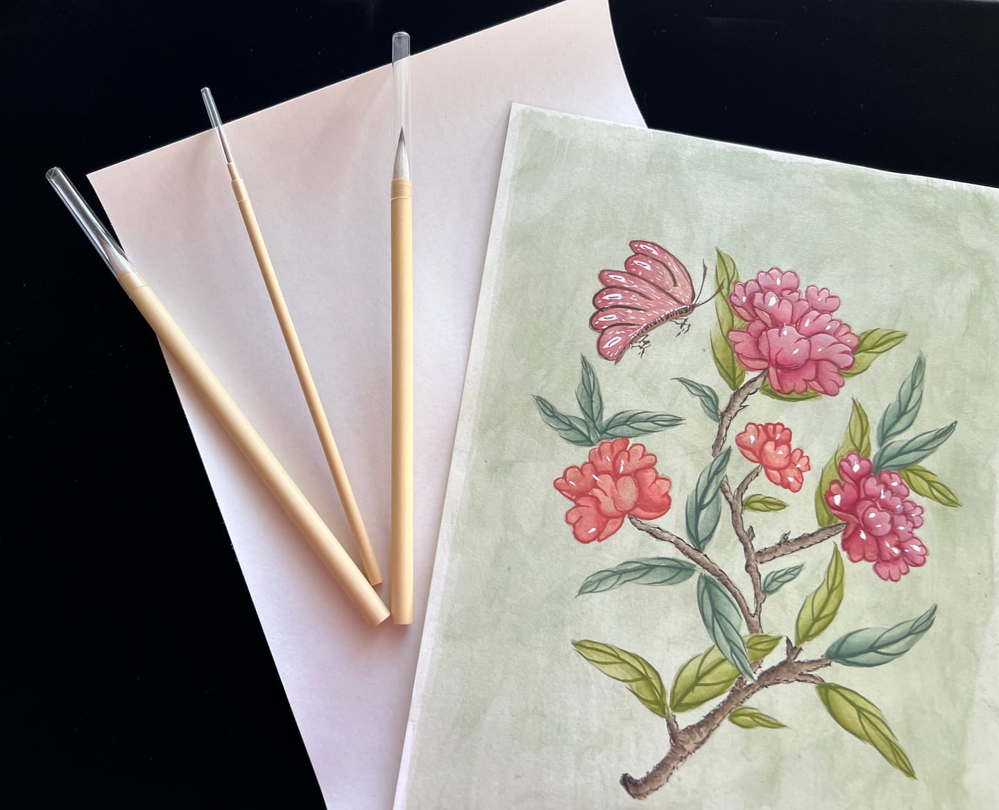 Customer photo review of Silk Paper - White