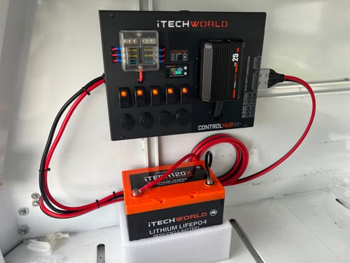 Customer photo review of iTechworld 12V Control Hub With 25A DCDC Charger iTECHDCDC25