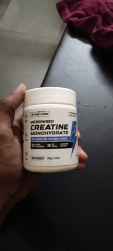 Customer photo review of Wellcore - Micronised Creatine Monohydrate (100g, 33 Servings)