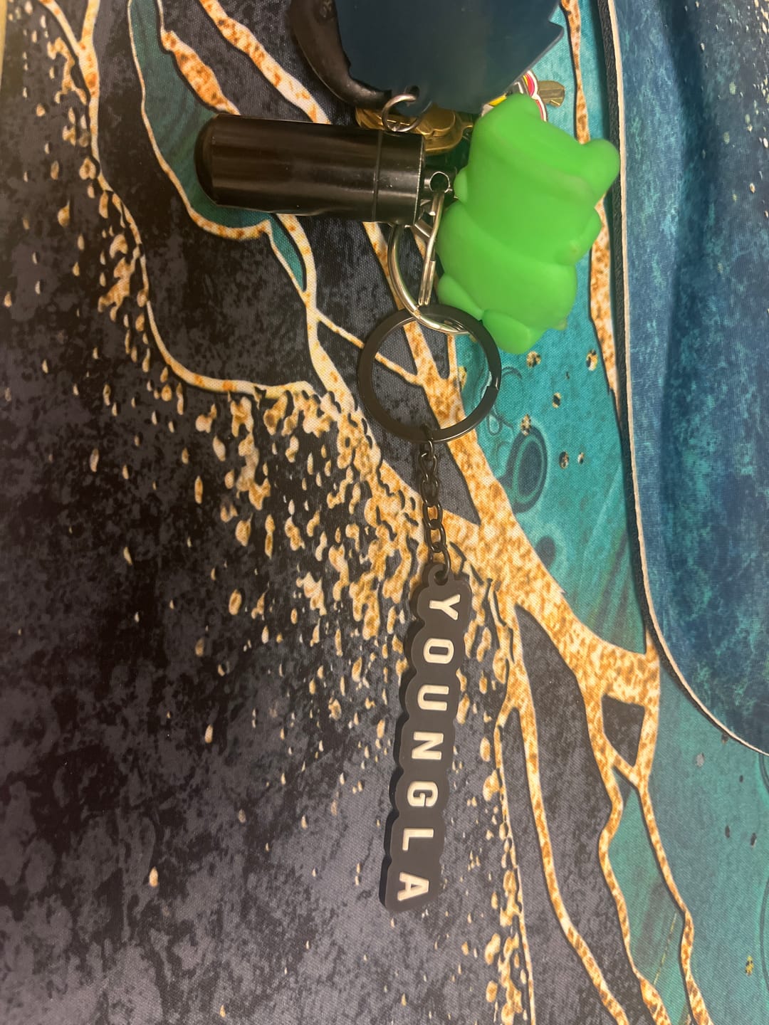 Customer photo review of 931 YoungLA Keychains