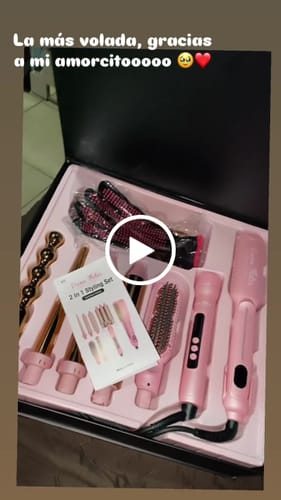 Customer video review of Set Plancha Profesional Infrarroja + Ferro 6 en 1 TITANIUM GALVANIZADO