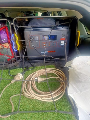 Customer photo review of PS2000 Portable Lithium Power Station 2000W 160Ah