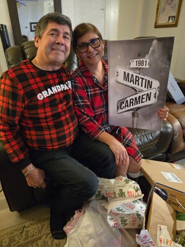 Customer photo review of COUPLES DATE OF LOVE by Cstm Canvas