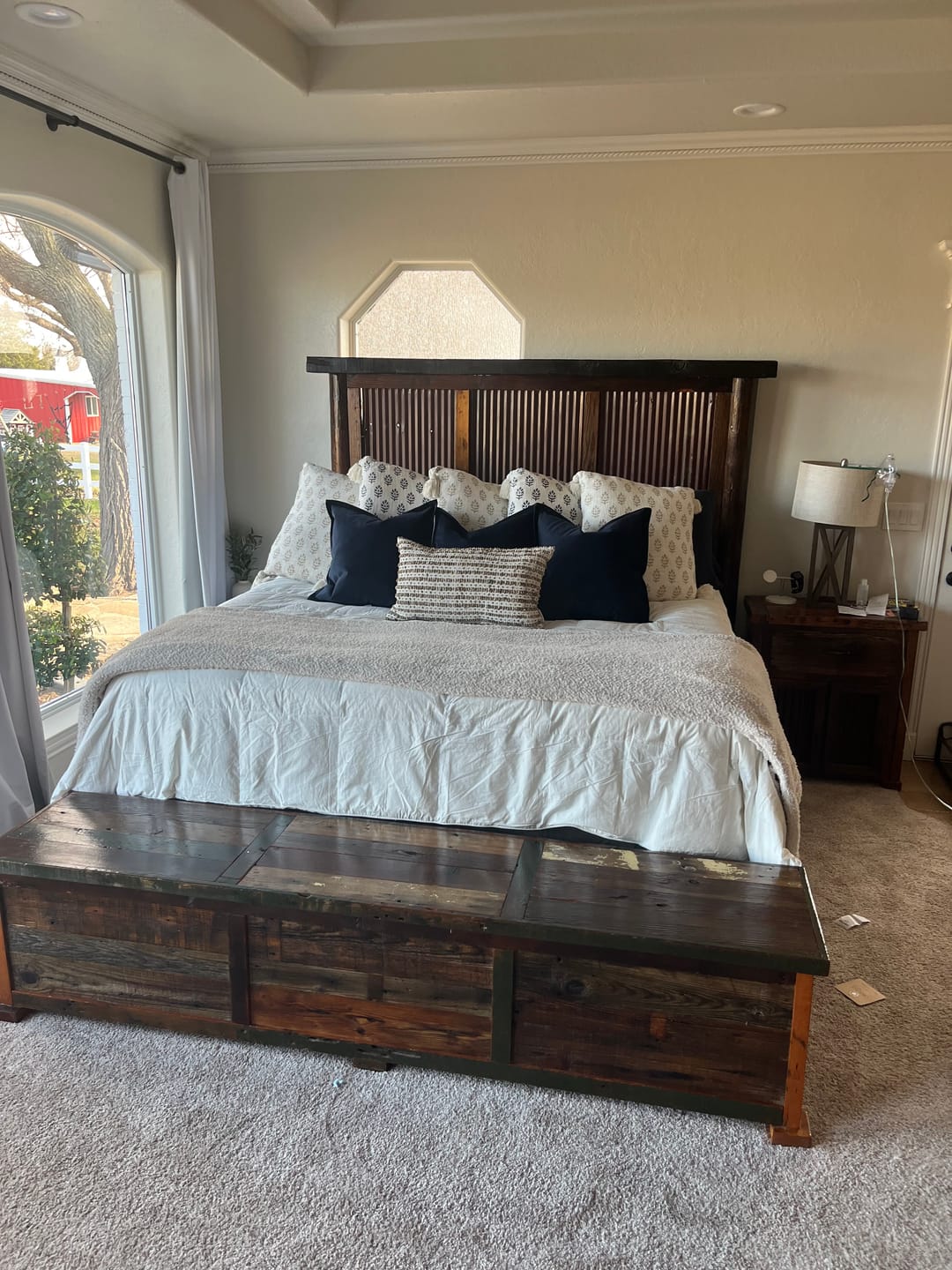 Customer photo review of Organic Cotton Goose Down Comforter