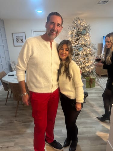 Customer photo review of RT No. 10870 MOHAIR BUTTON-UP SWEATER CARDIGAN