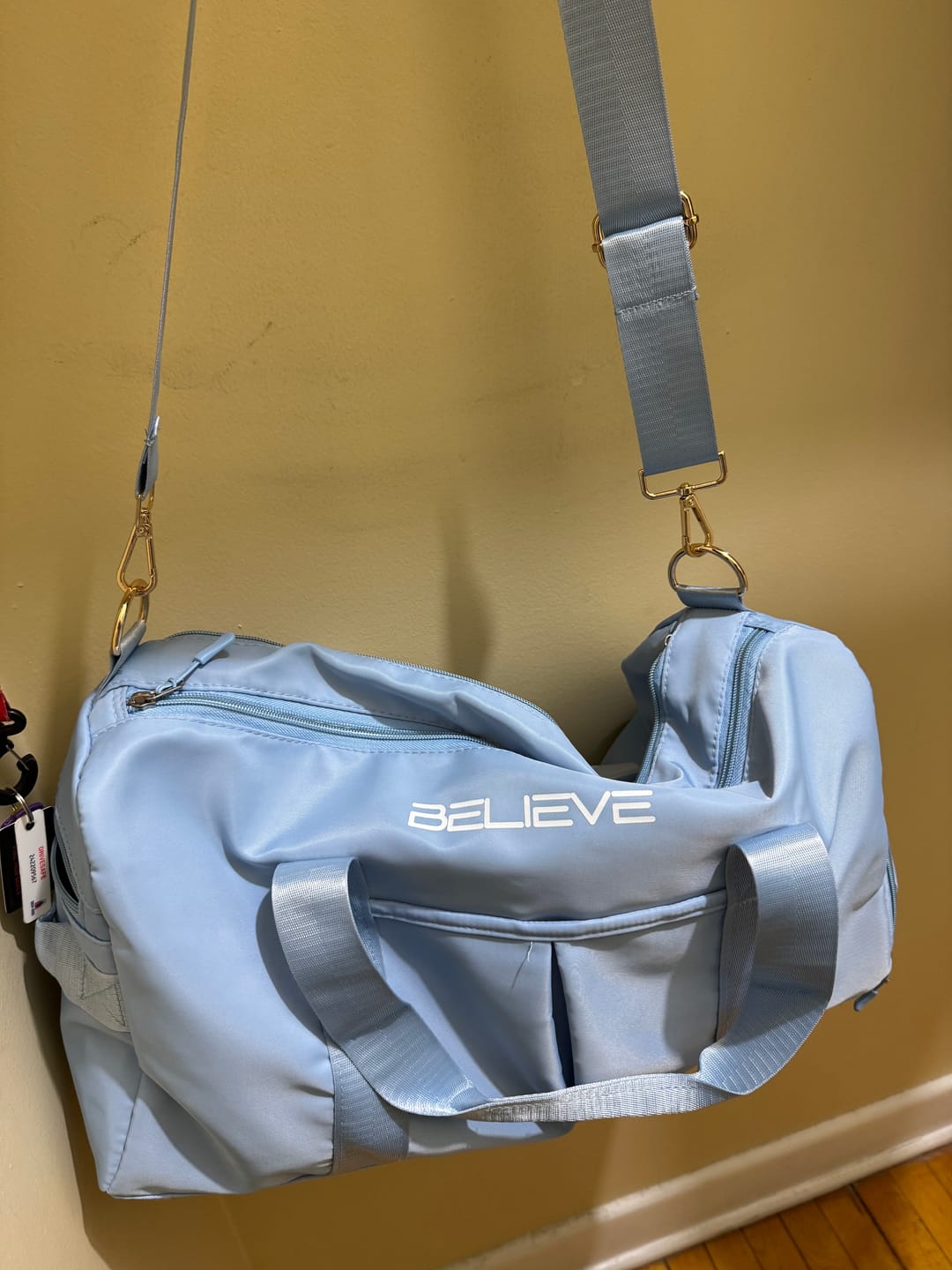Customer photo review of Believe Gym Bag