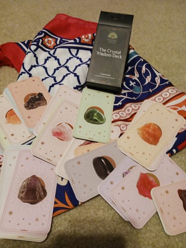 Customer photo review of The Crystal Wisdom Card Deck - FREE GIFT