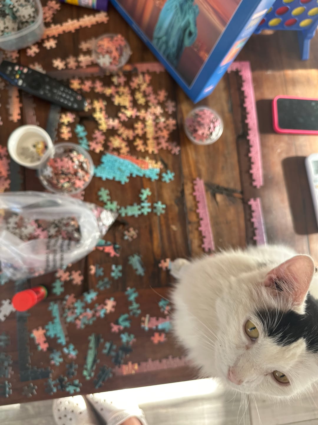 Customer photo review of Puzzle 1000 piezas - Tower Eiffel, Paris, France (Brilla en la oscuridad)