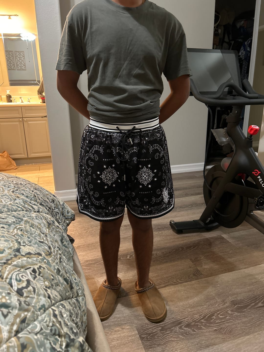 Customer photo review of 132 Infamous Bandana Shorts