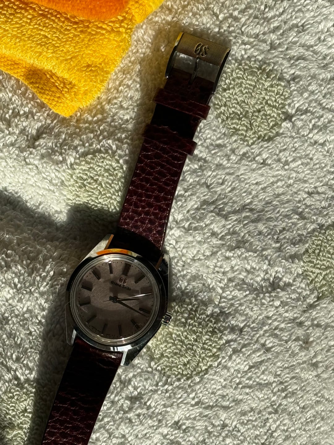 Customer photo review of Burgundy Pebbled