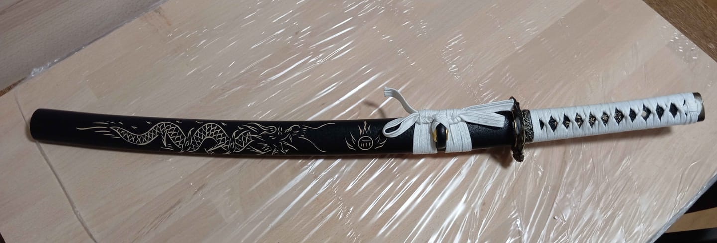 Customer photo review of Custom Wakizashi Build your own Wakizashi sword