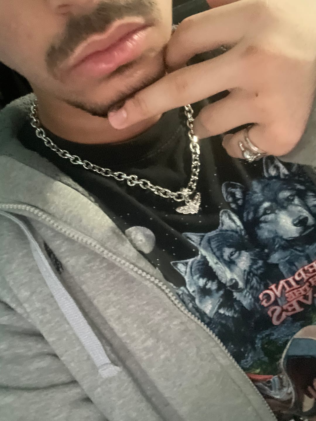 Customer photo review of MOTH PENDANT