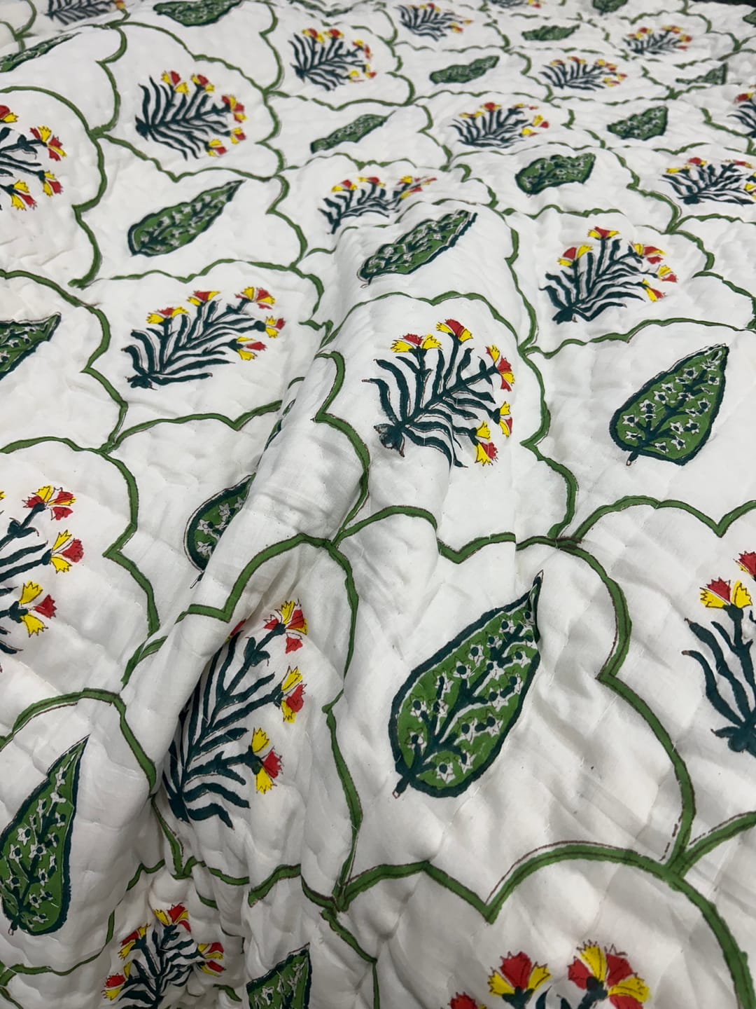 Customer photo review of Organic Mulmul Cotton Quilt