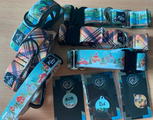 Customer photo review of Wolf Peak Martingale Collar