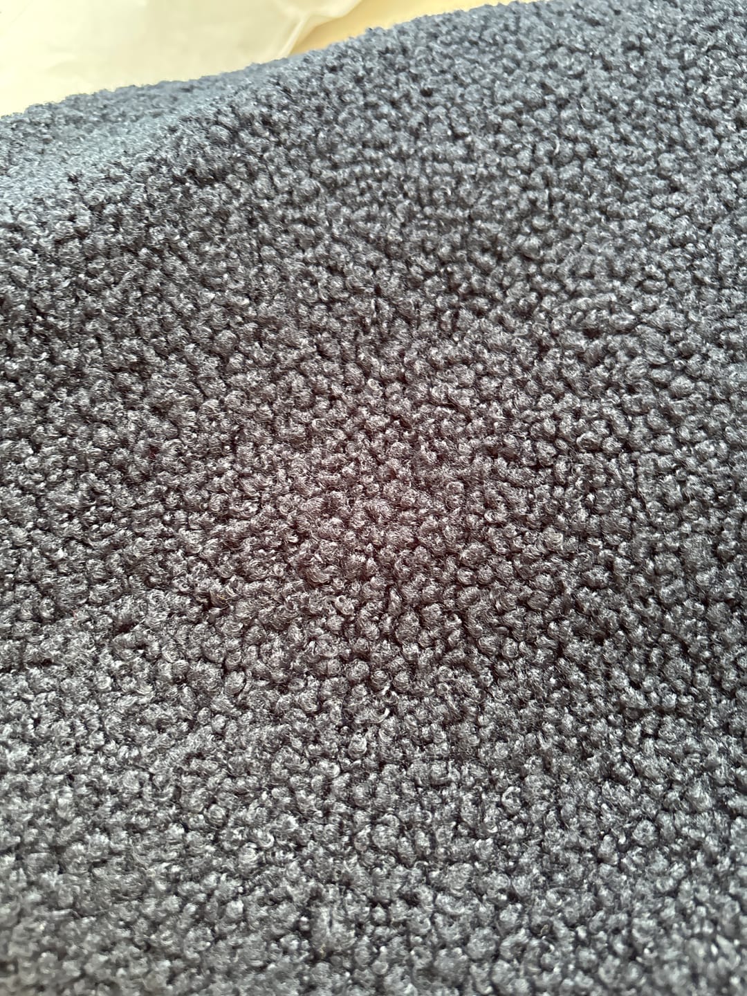 Customer photo review of Plain Sheep Loop Boucle Fabric