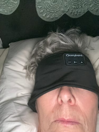 Customer photo review of CozyBand Wireless Headphones