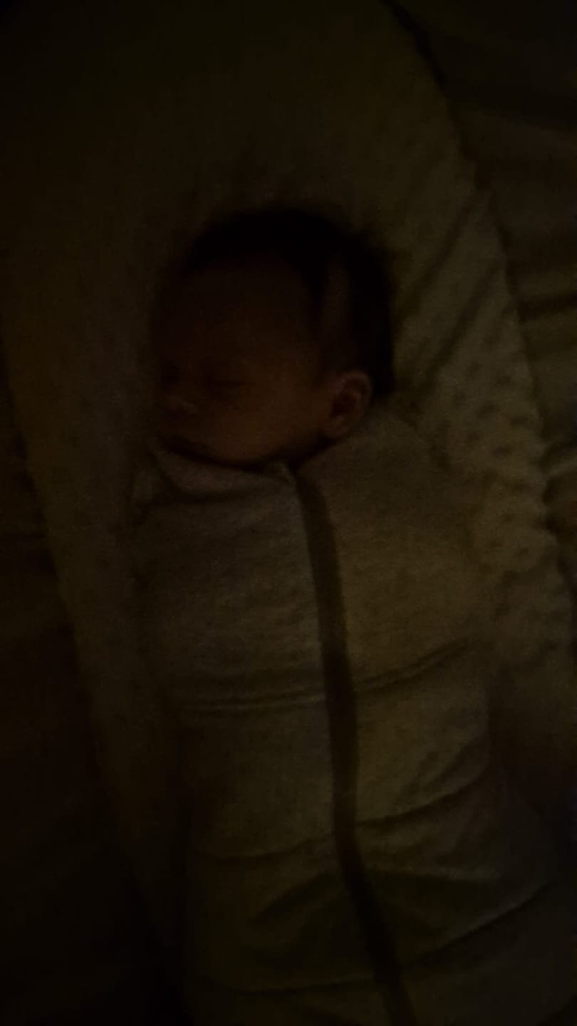 Customer photo review of sleep swaddle bag | 0-3 Months | 2.5 Tog
