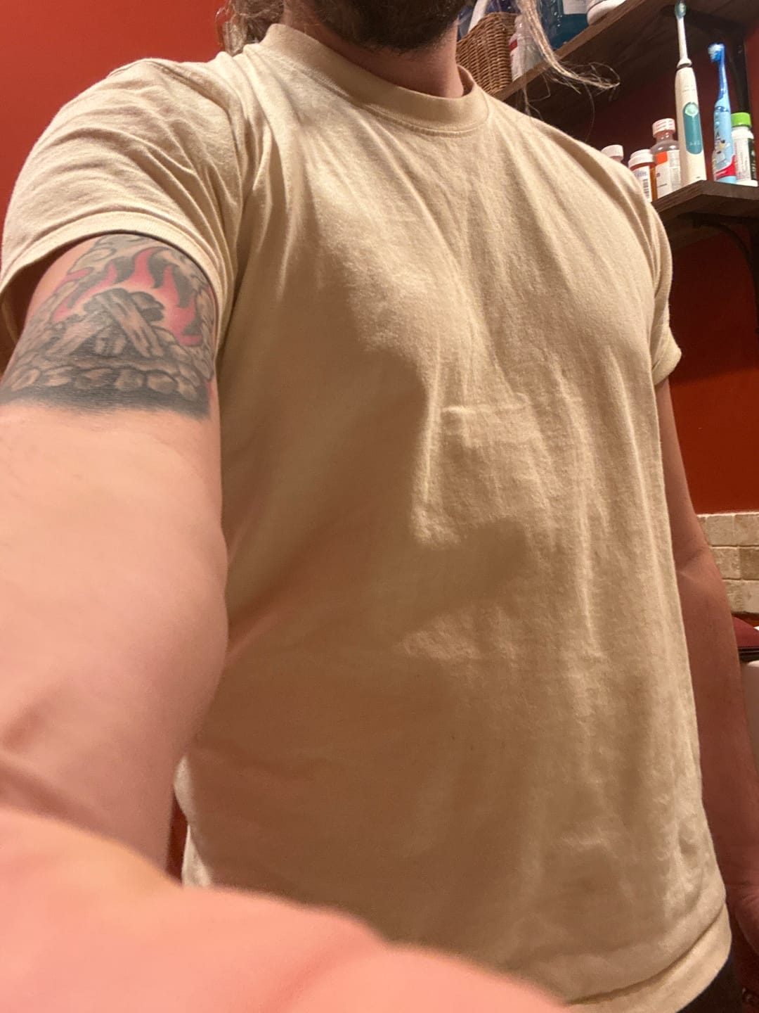 Customer photo review of 9 oz Cotton Tubular T-Shirt - Embryo