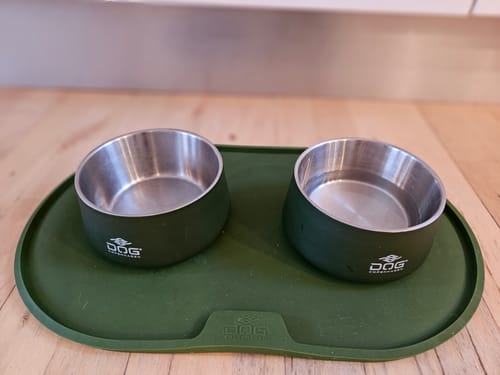 Customer photo review of Dog Copenhagen - Vega Hundeskål, Racing Green