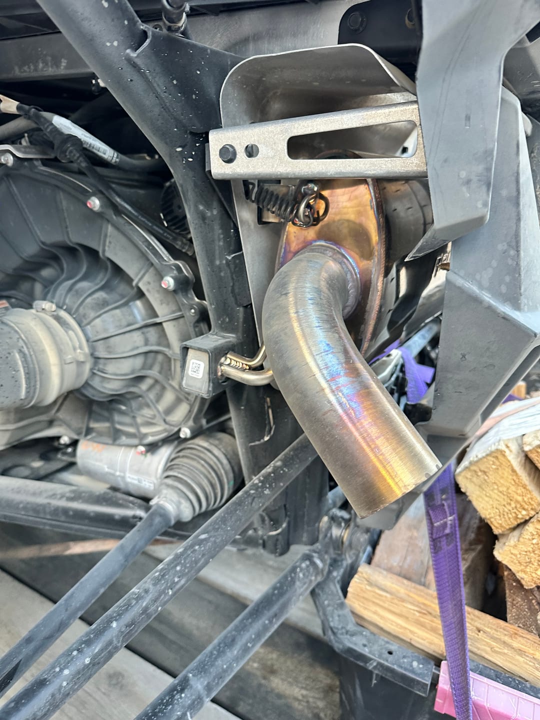 Customer photo review of RPM 2020-2025 Polaris RZR PRO XP & Turbo R / Pro S Sport Muffler, Slip-On Catless Sport Muffler