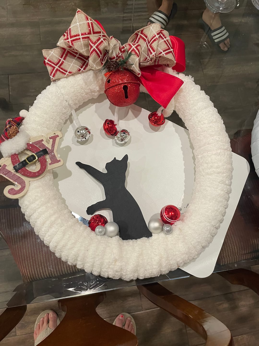 Customer photo review of Unfinished Wood Playing Cat Shape - Craft - up to 36" 7" / 1/8"