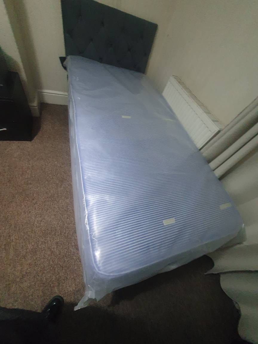 Customer photo review of Thornley Care Contract PVC Waterproof Coil Sprung Mattress
