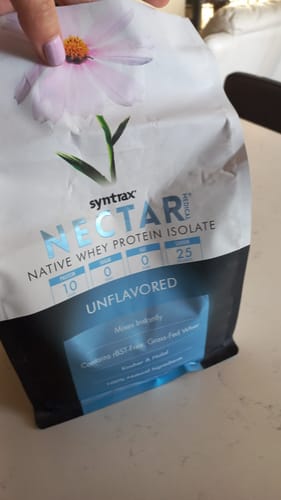 Customer photo review of Proteina Aislada Syntrax Nectar Medical 2 Lb