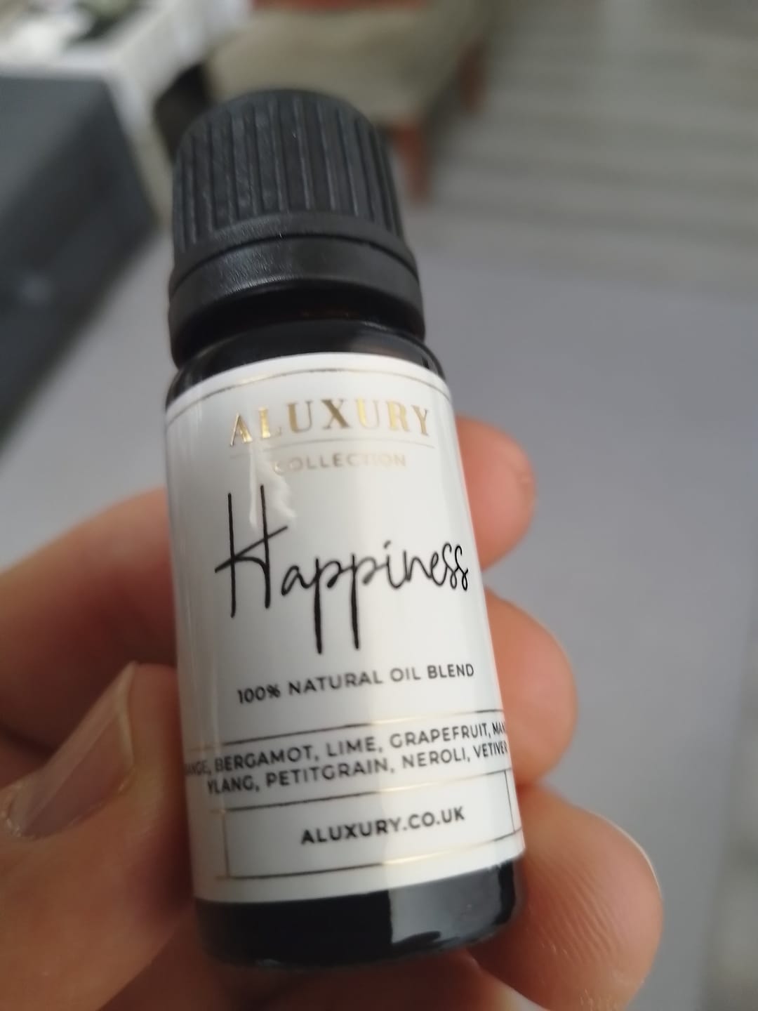 Customer photo review of Happiness Essential Oil Blend