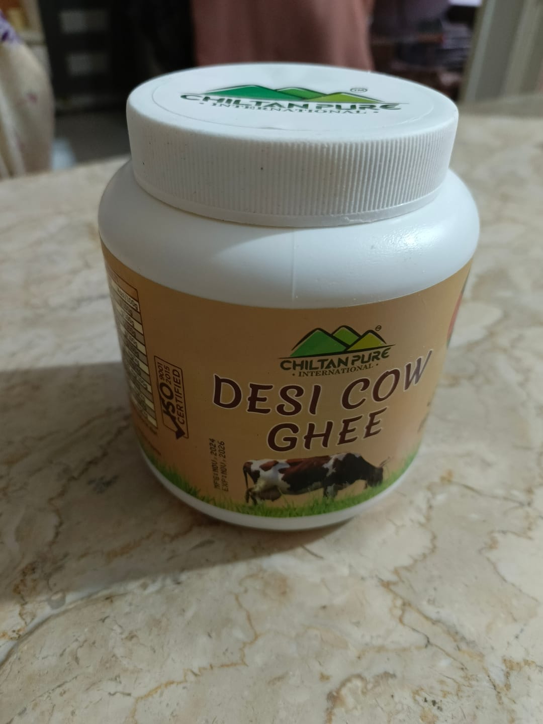 Customer photo review of Desi Cow Ghee 🐄 The Natural Way to Strengthen Body, Mind, Bones , and Heart Health ,, No.1 Cow Ghee in PAK 🇵🇰