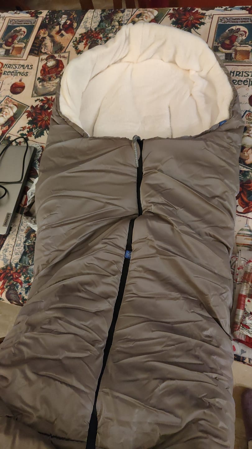 Customer photo review of SAKI TEK - sacco passeggino Carmel
