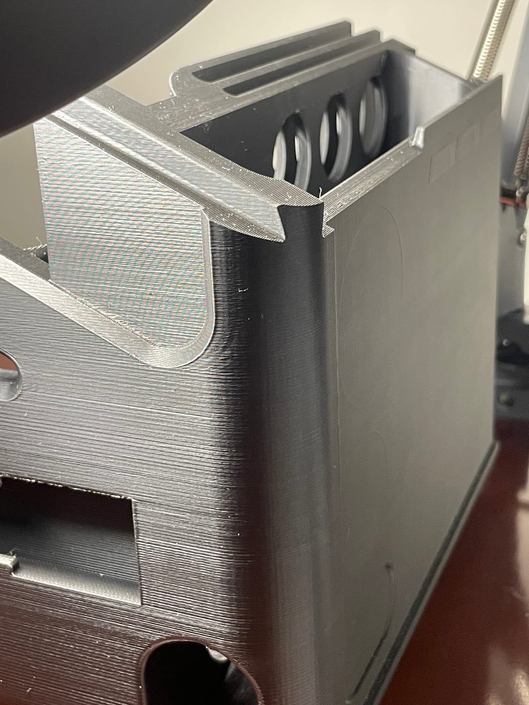 Customer photo review of Matte Black PETG Filament 1.75mm 1kg