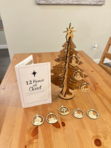 Customer photo review of The 12 Names of Christ: Christmas Countdown