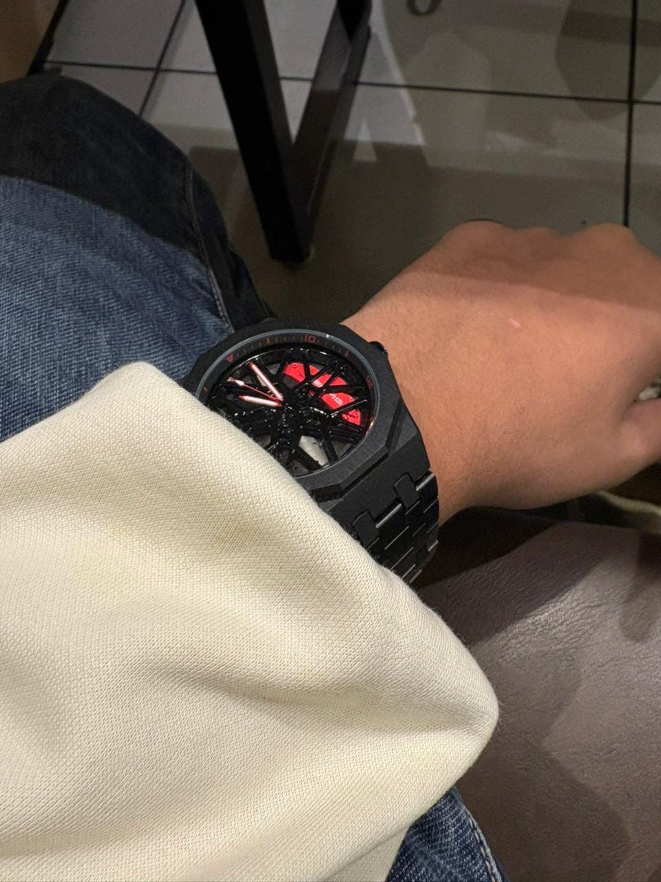 Customer photo review of Petronas G55 - Brushed Steel Strap