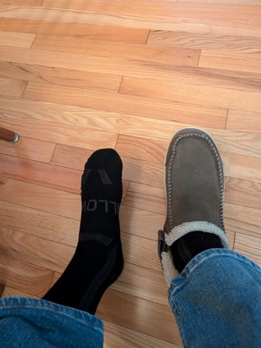 Customer photo review of Men's Alpaca Socks