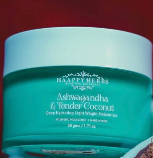 Customer photo review of Ashwagandha & Tender Coconut Deep Hydrating Light Weight Moisturizer - 50gm