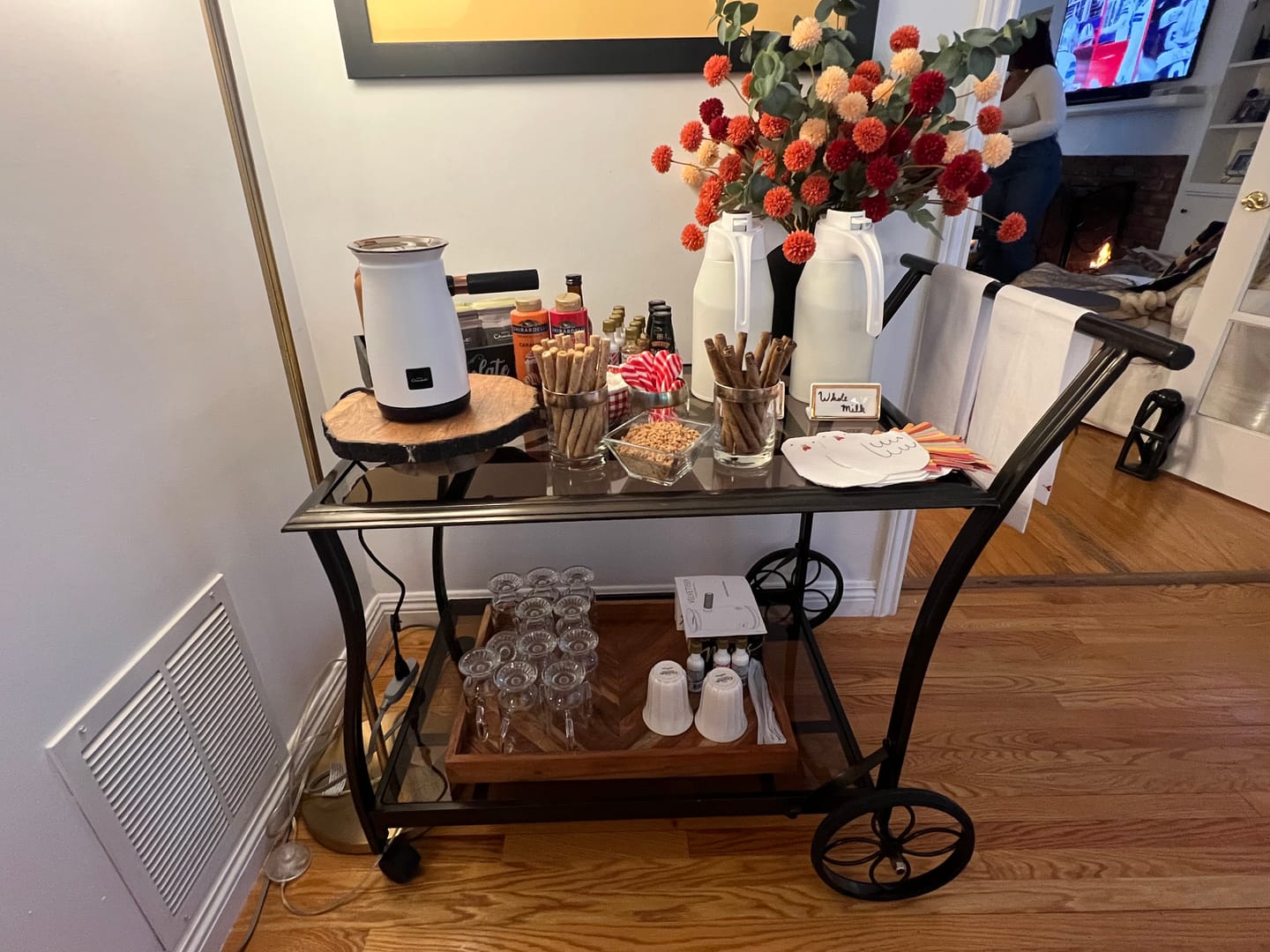 Customer photo review of Vanilla White Hot Chocolate Flakes