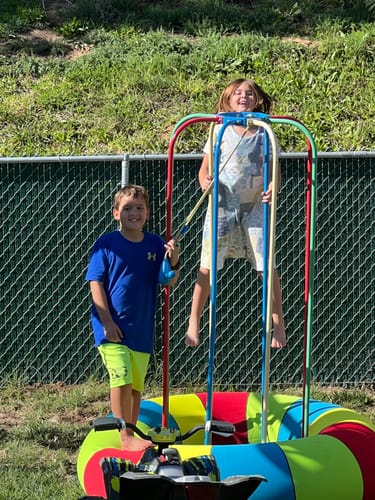 Customer photo review of Jungle Jumparoo Tube Cover