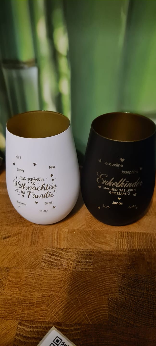 Customer photo review of Meine Enkelkinder - Großeltern-Windlicht