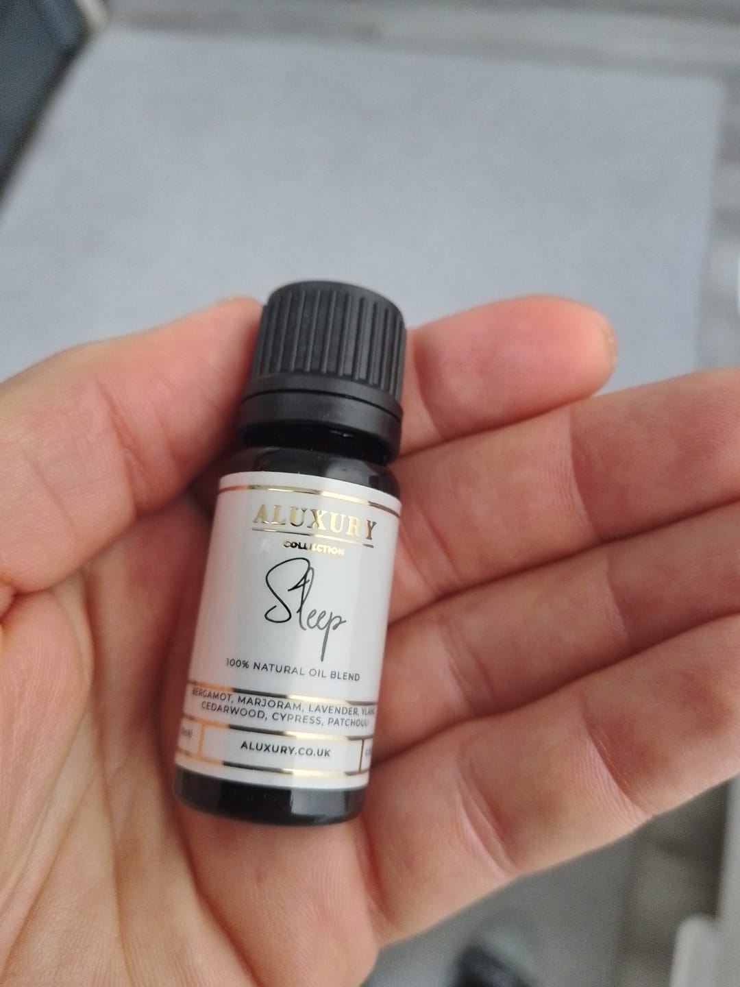 Customer photo review of Sleep Essential Oil Blend