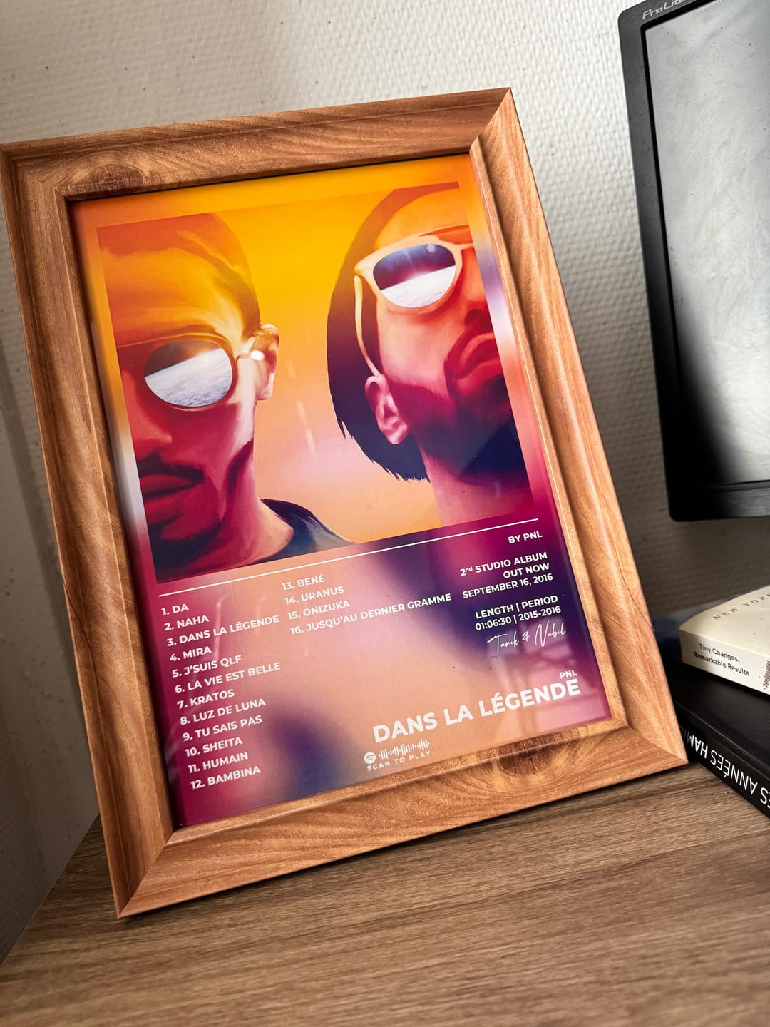 Customer photo review of Dans La Légende PNL Poster