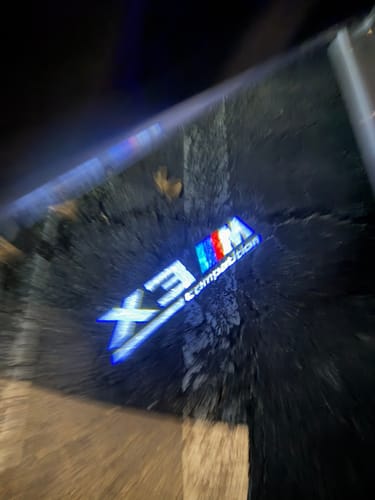 Customer photo review of BMW DOOR LIGHTS