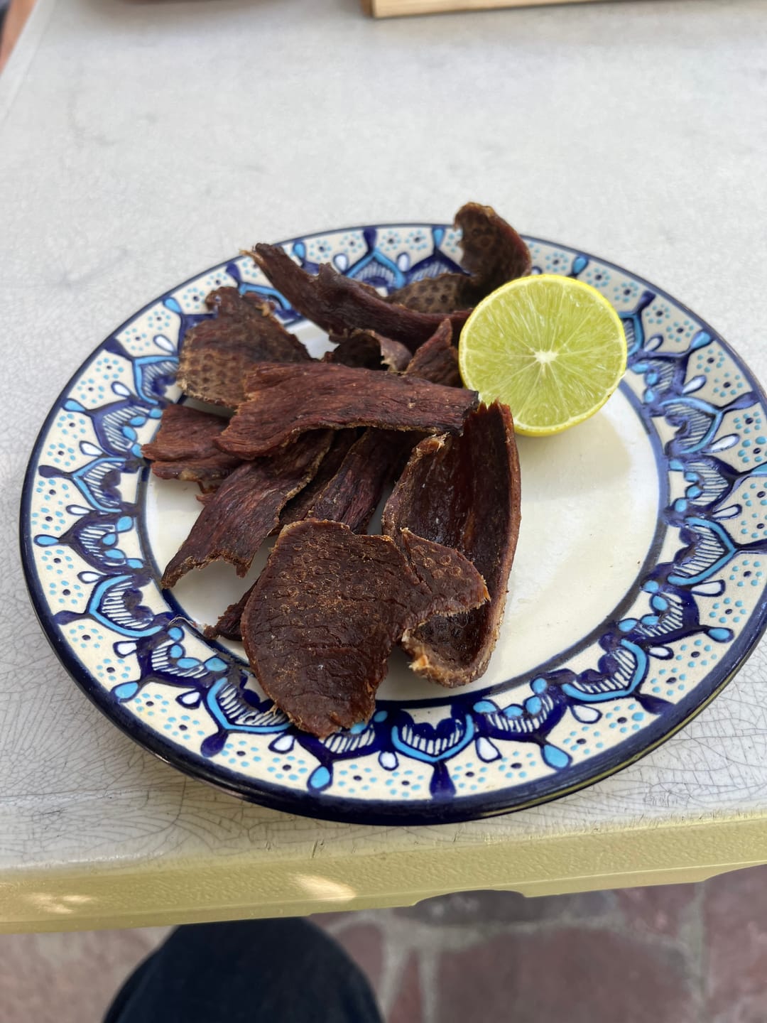 Customer photo review of Carne seca en trozo 200gr.