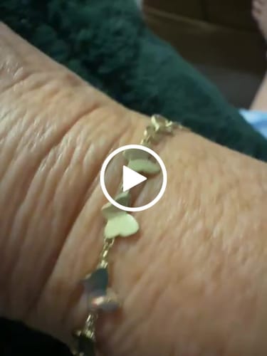 Customer video review of Butterfly Bracelet in 9ct Yellow Gold