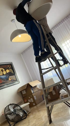 Customer photo review of Japanese Wabi Sabi Chandelier Modern Minimalist Dining Living Room Pendant Light Bedroom Bar Designer Homestay E27 Hanghing Lamp