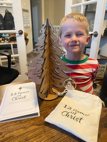 Customer photo review of The 12 Names of Christ: Christmas Countdown