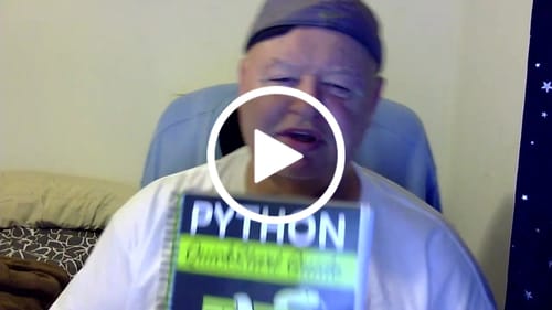 Customer video review of Python QuickStart Guide