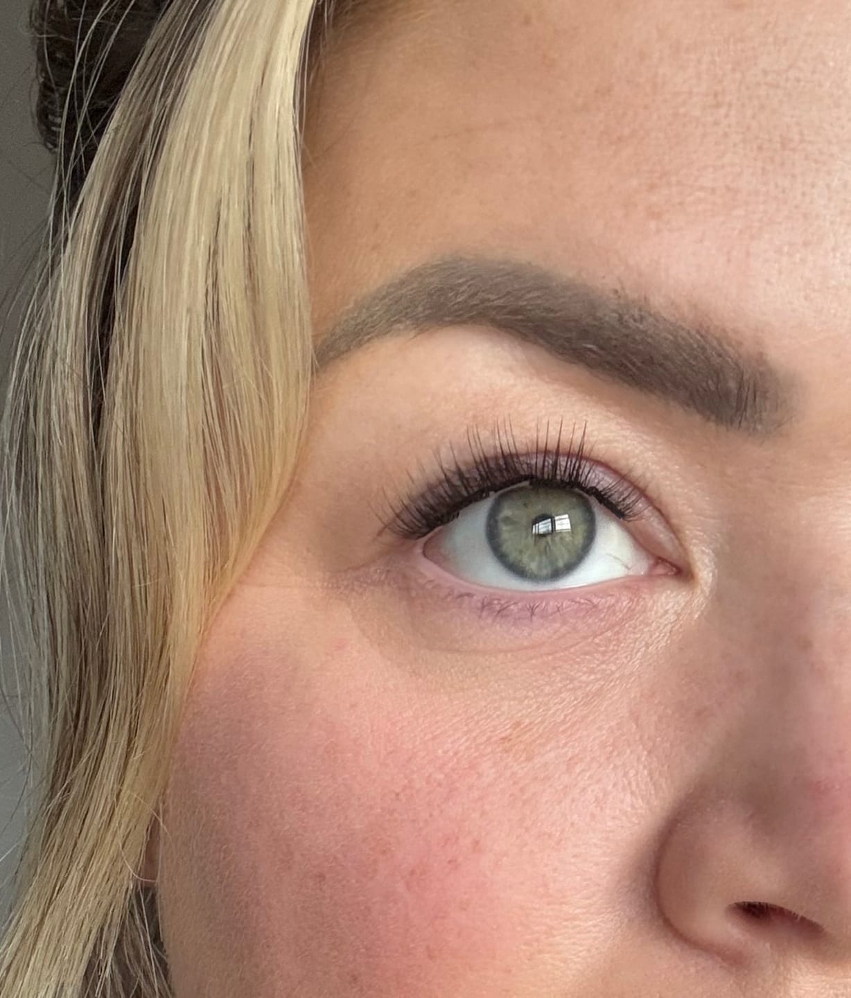 Customer photo review of DIY Lash & Brow Lifting Kit