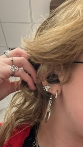 Customer photo review of ROTTEN EARRINGS (STUD)